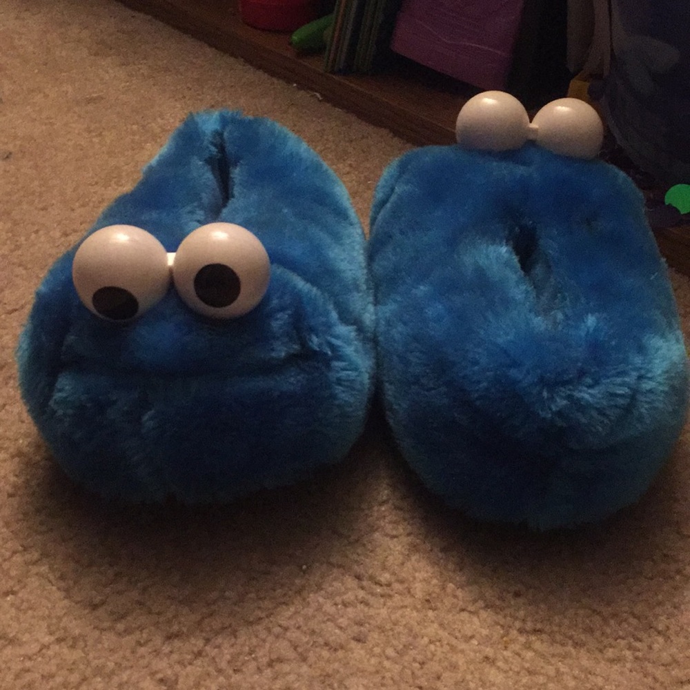 Cookie Monster slippers